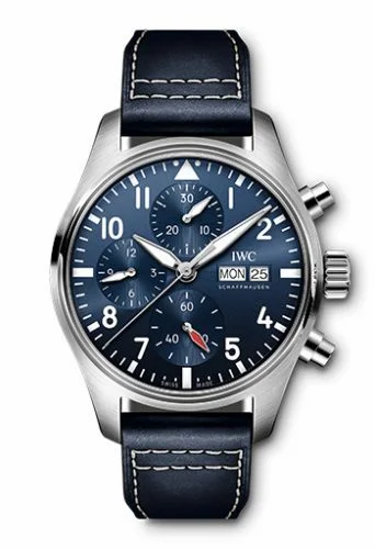 IWC Pilot's Watch Chronograph 41 Stainless Steel / Blue IW3881-01 (IW388101)